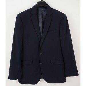 Kenneth‎ Cole Techni-Cole Performance Men's 42L Dark Blue Stretch Suit Jacket